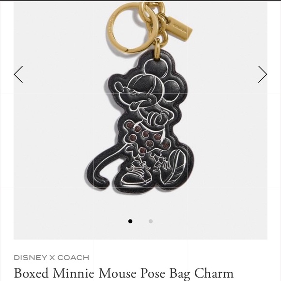 Coach Handbags - NWT Coach X Disney Minnie Mouse Boxed Bag Charm